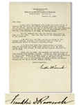 Franklin D. Roosevelt Letter Signed to His Physical Therapist -- ...I have had a thoroughly good laugh over your letter...while the petting parties among the patients are, of course, serious...